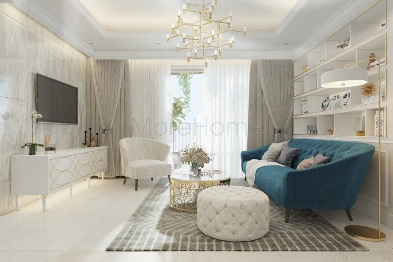 Thiết kế nội thất chung cư Vinhomes Central Park tinh tế