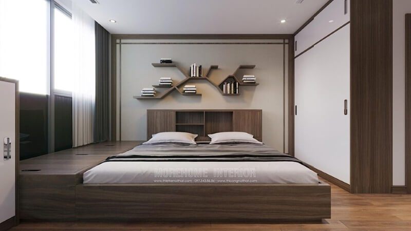 Thiết kế nội thất phòng ngủ chung cư đẹp