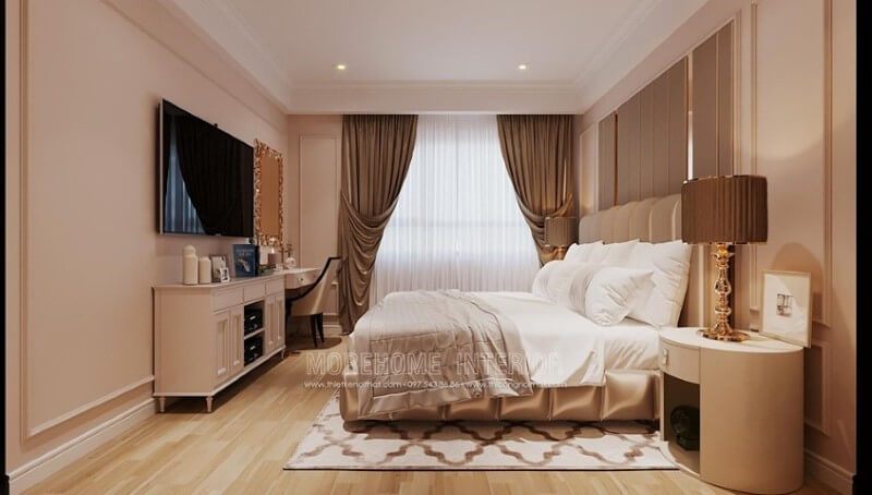 Nội thất phòng ngủ chung cư đầy ấn tượng