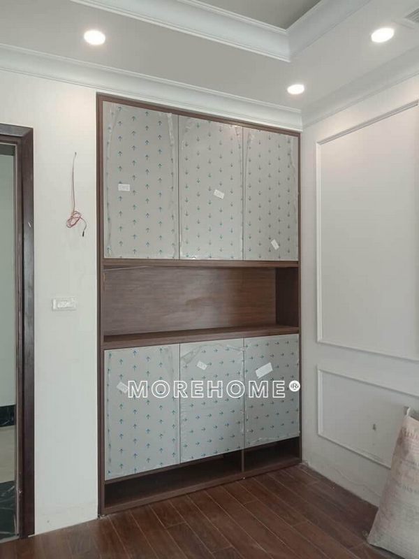 Lắp đặt tủ giầy cho phòng khách cho chung cư An Bình city