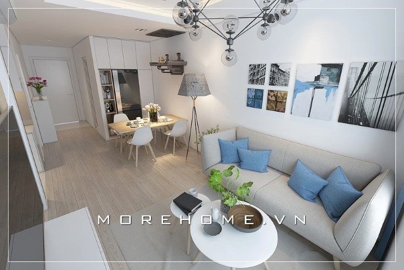 Sofa phòng khách với kiểu dáng thiết kế đơn giản nhưng vô cùng tinh tế luôn gây được sự cuốn hút đặc biệt.