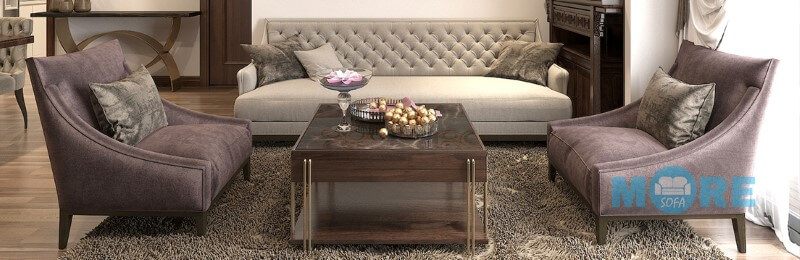 MS-023, một sofa tân cổ điển có khung gỗ tự nhiên, bọc nỉ cao cấp nhập khẩu và rút múi, được thiết kế và sản xuất để tạo điểm nhấn cho phòng khách chung cư, biệt thự.