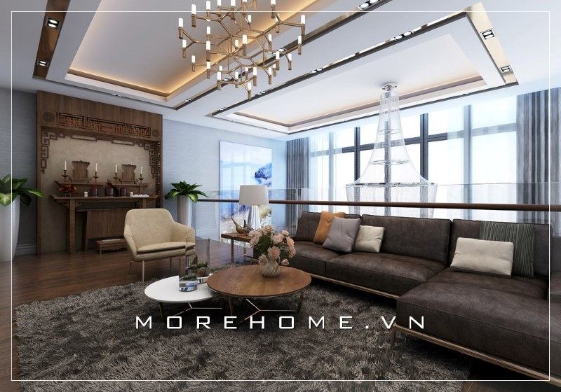 Mẫu thiết kế phòng khách biệt thự đẹp, sang trọng và tinh tế cung cấp cho gia chủ những cơ hội để khẳng định vị thế của họ.